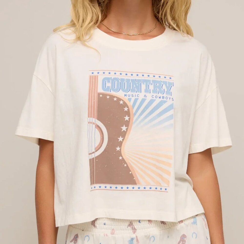 NWT Z Supply Country Music Tee Size M